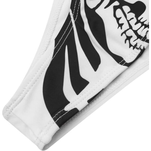 New‎ ANKOMINA Women's Triangle Bikini Set in White - Size Medium - Picture 6 of 6